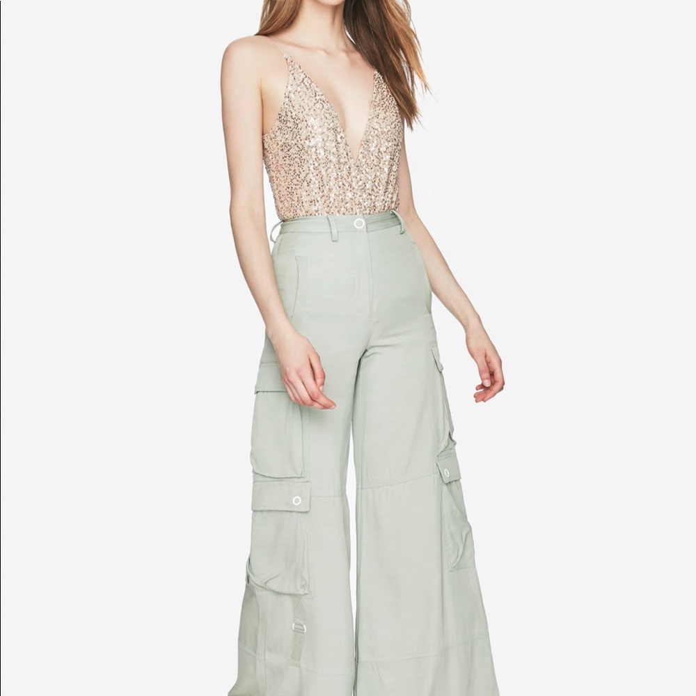 Jonathan Simkhai SPECKLED SEQUIN BODYSUIT